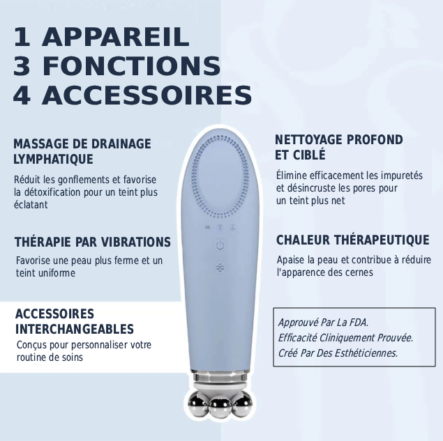 DermaSculpt™ 5en1 – Soin du Visage Professionnel à Domicile