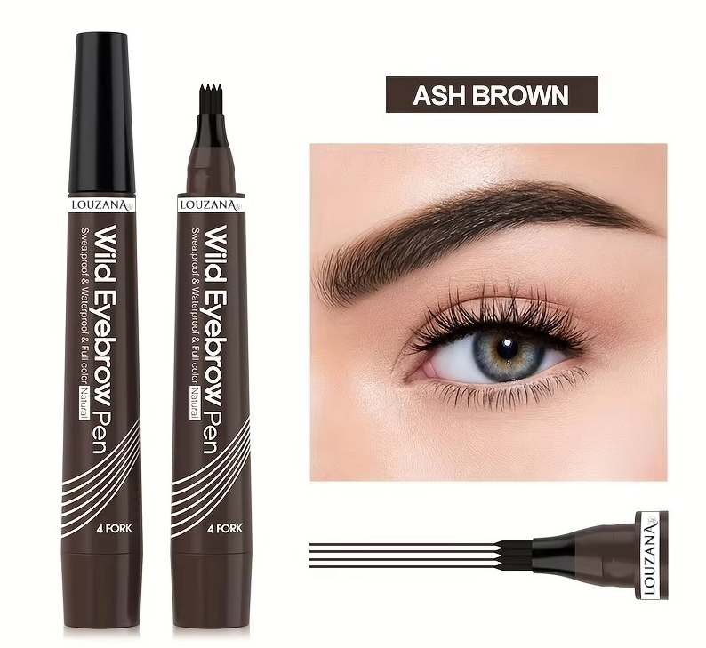 Crayon à sourcils - 4 pointes fendues - waterproof