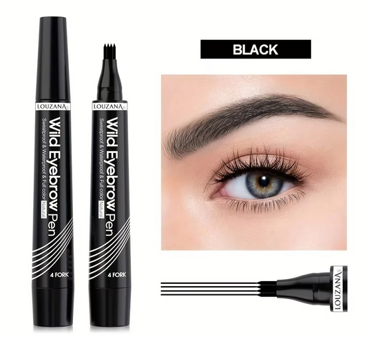 Crayon à sourcils - 4 pointes fendues - waterproof