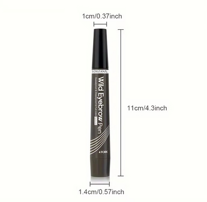 Crayon à sourcils - 4 pointes fendues - waterproof