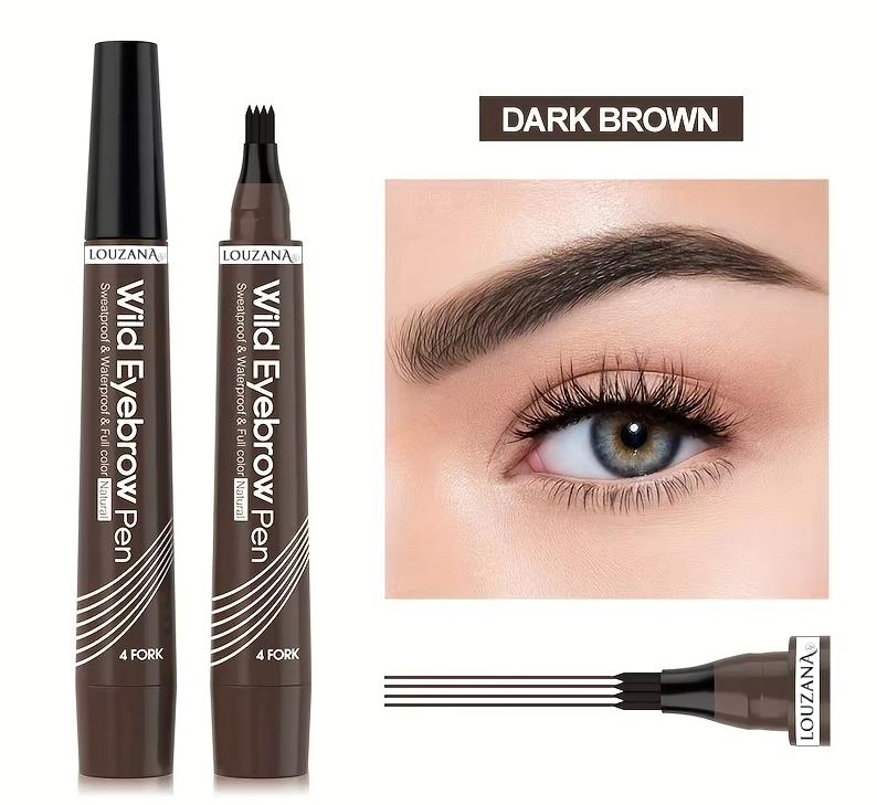 Crayon à sourcils - 4 pointes fendues - waterproof