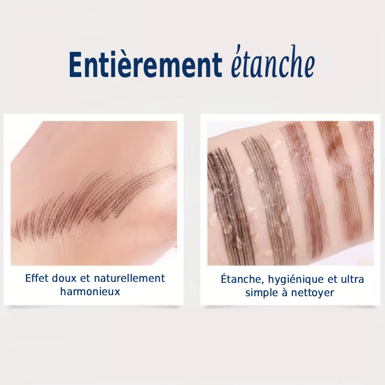 Crayon à sourcils - 4 pointes fendues - waterproof