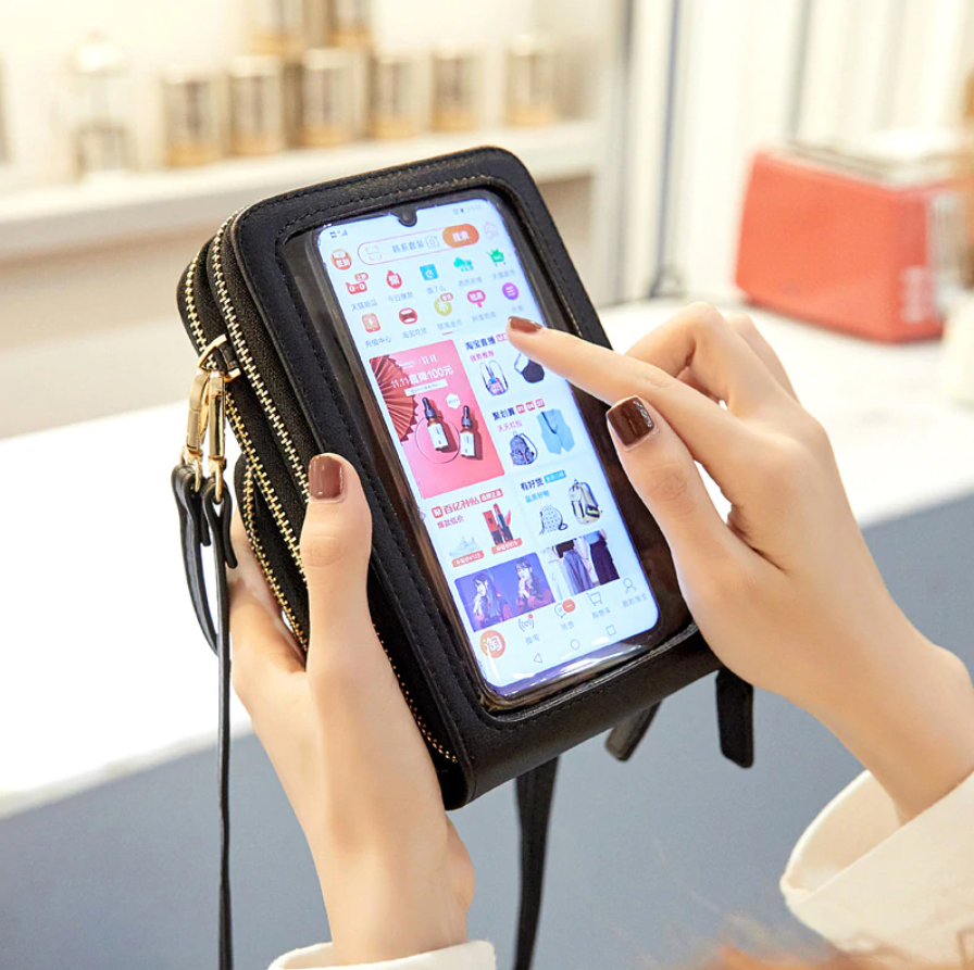 Portefeuille Maxi - Avec Pochette Tactile Pour Téléphone