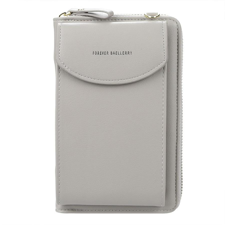 Sac Banane Gris Homme, Double Poche, En Nylon, Pour Téléphone Et Portefeuille, Neuf