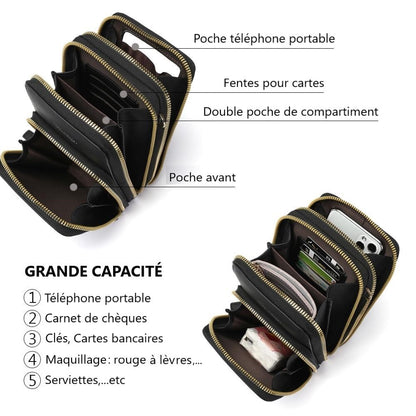 Portefeuille Maxi - Avec Pochette Tactile Pour Téléphone