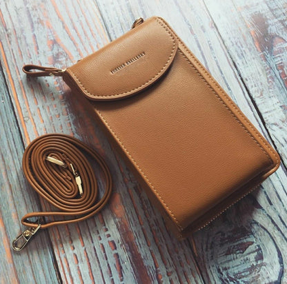 Portefeuille avec pochette pour téléphone